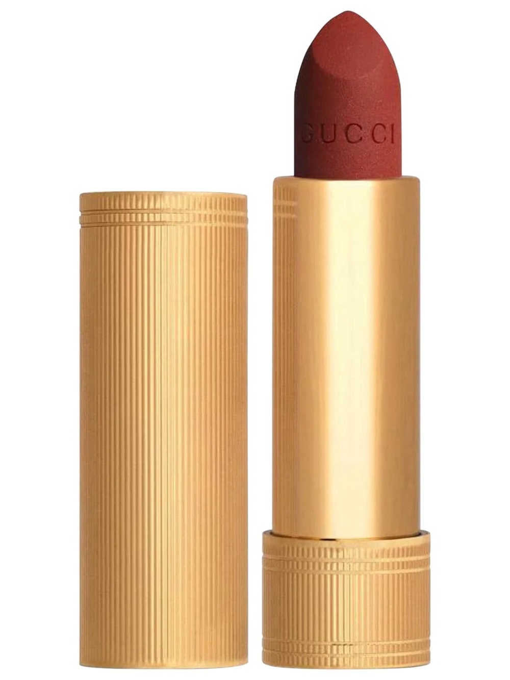 $49 MSRP Gucci Velvet Matte Lipstick In 505 “Janet Rust” New In Box